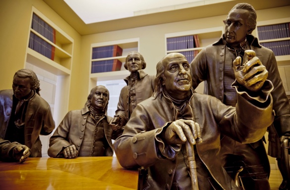 Statues in Signers Hall